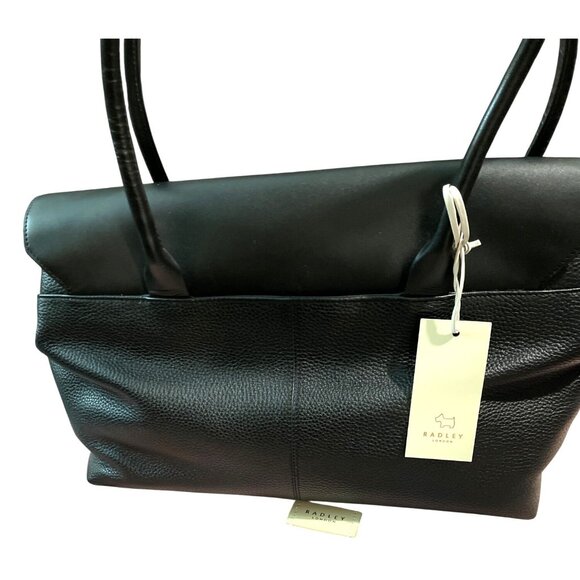 Radley London Black Ripley Road Flap Magnetic Closure Bag Purse NEW - Picture 5 of 12